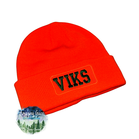 VIKS Patch Beanie