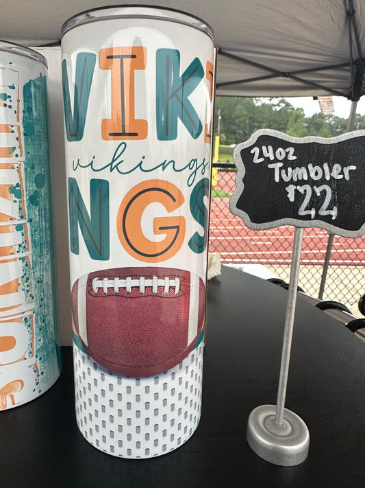 Huffman Vikings - 24oz Sublimation Tumbler l