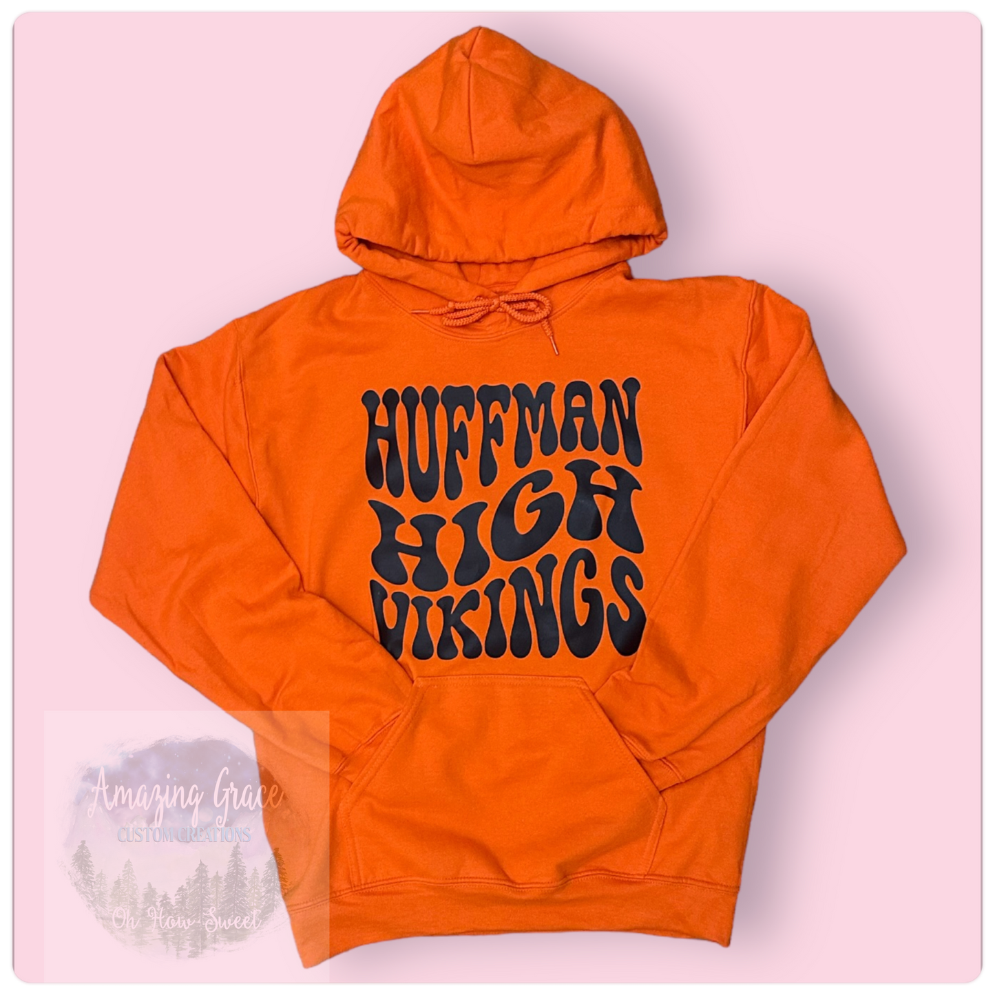 Wavy Huffman High Vikings