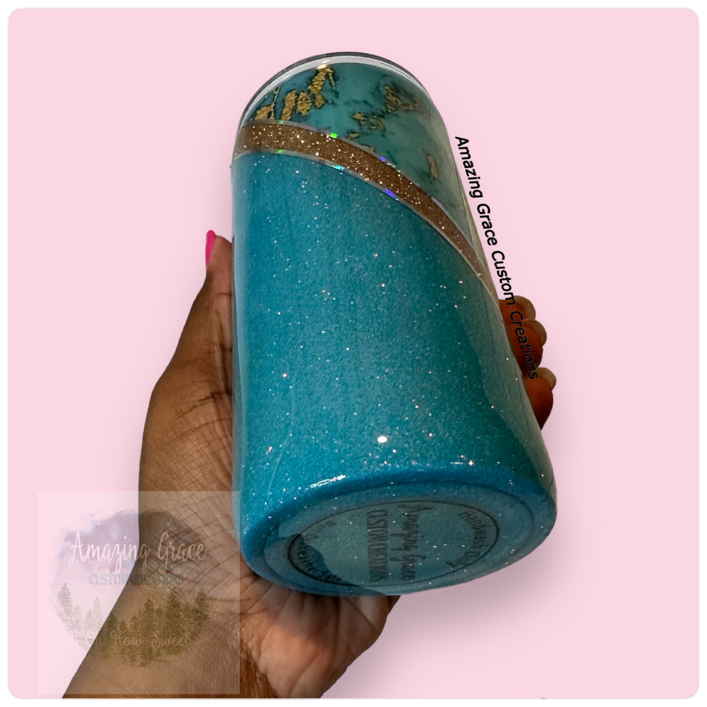 RTS - Blue Marble 16oz Plump