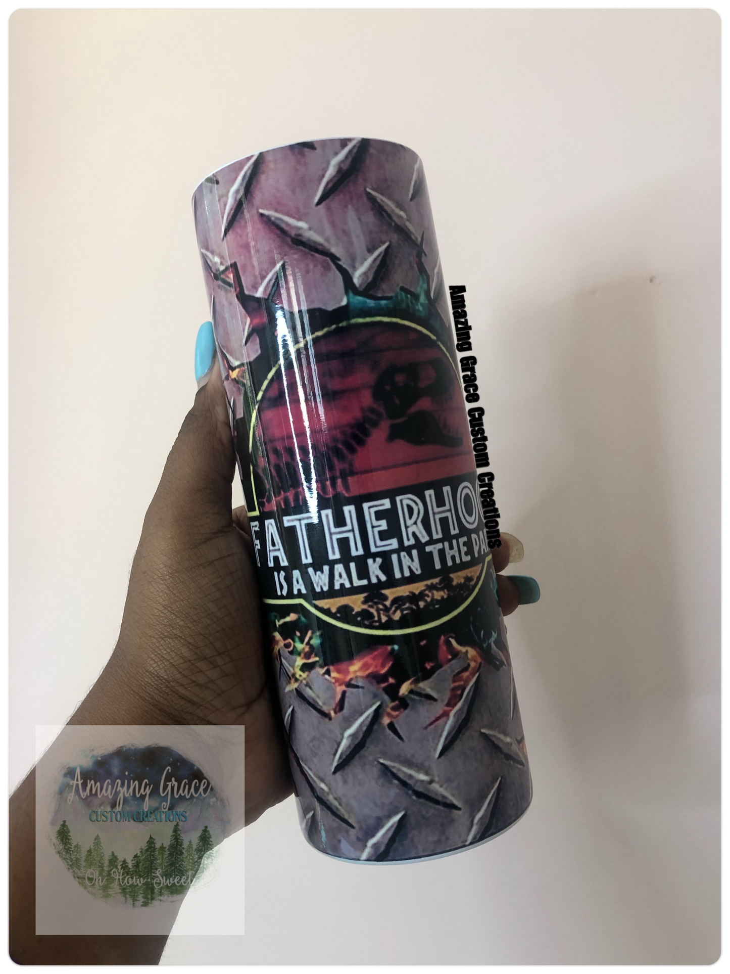 RTS - Fatherhood 24oz Sublimation Tumbler