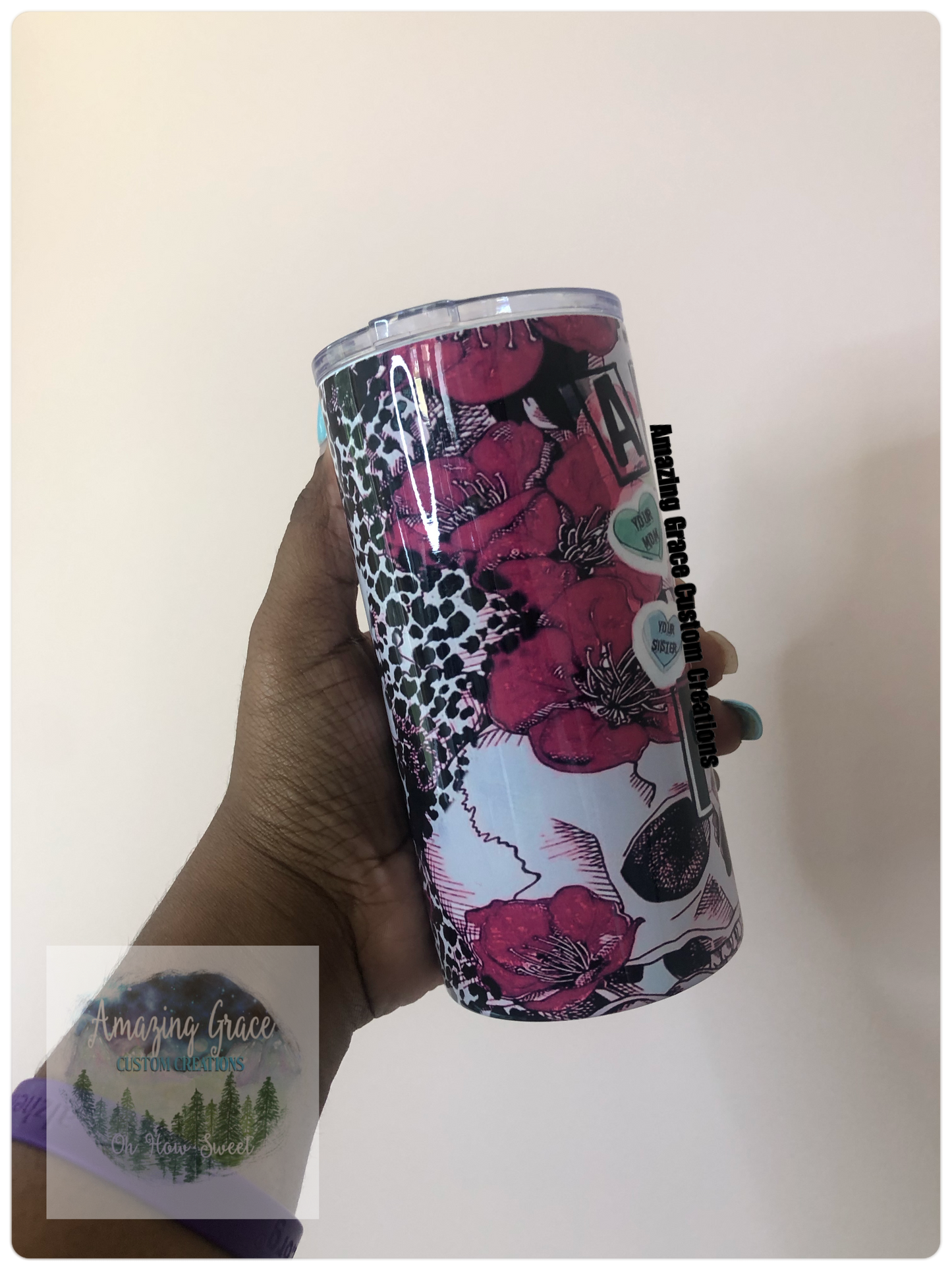 RTS - ABCDEFU 16oz Sublimation Tumbler