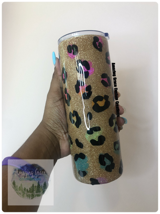 Made to Order - Rainbow Leopard 24oz Plump
