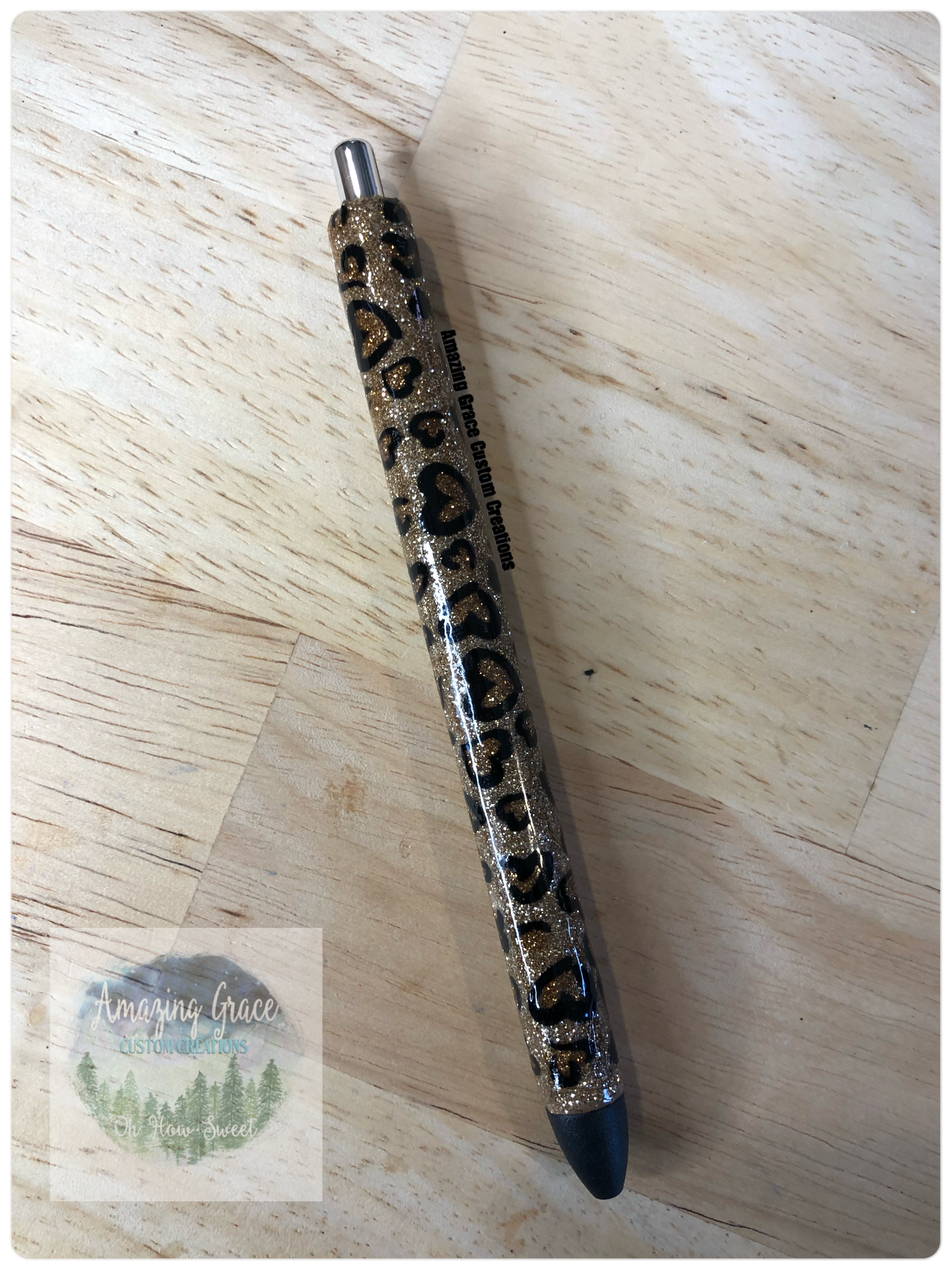 Leopard Heart Pen