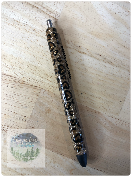 Leopard Heart Pen