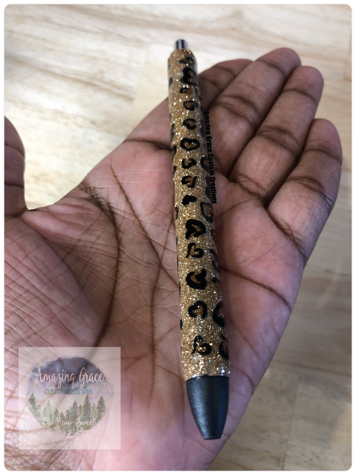 Leopard Heart Pen