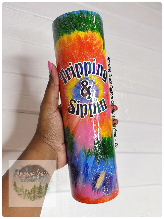 32oz Tripping and Sippin - Hayland + Co. Collab