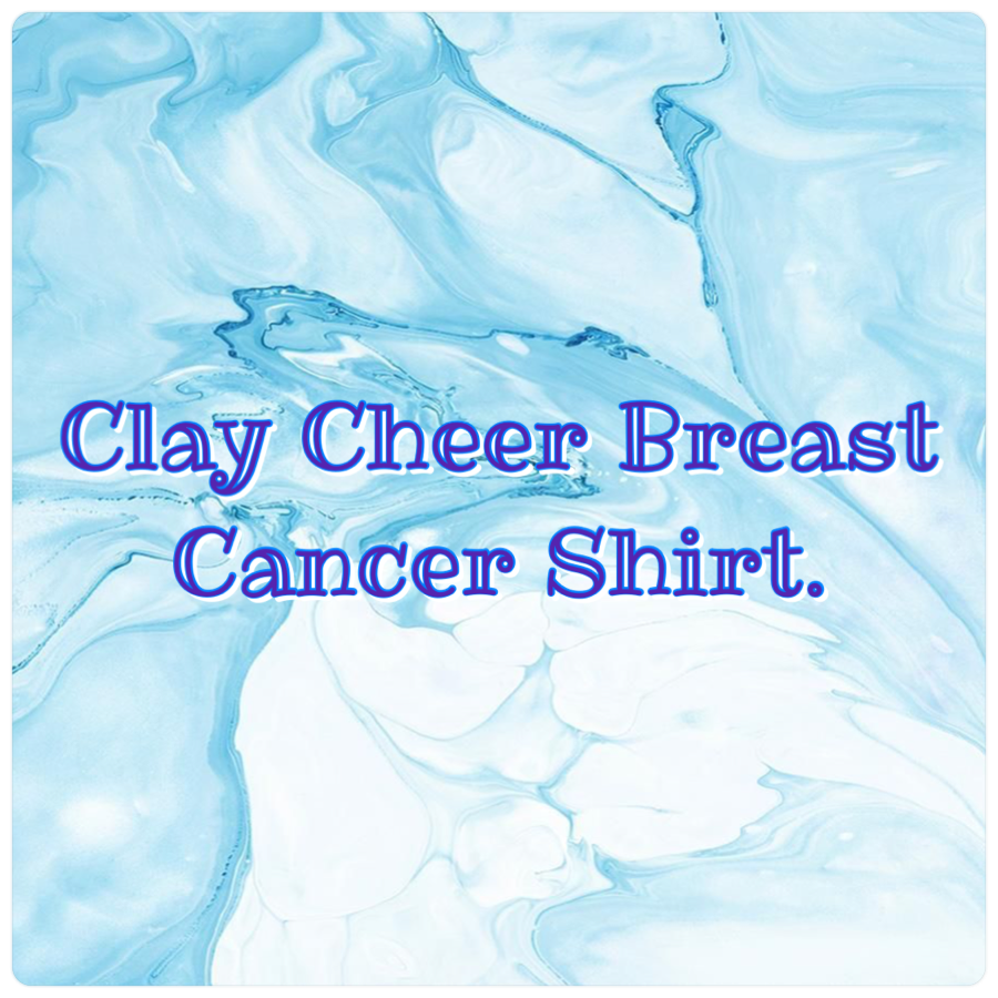 Clay Youth Cheer Breast Cancer Shirt.