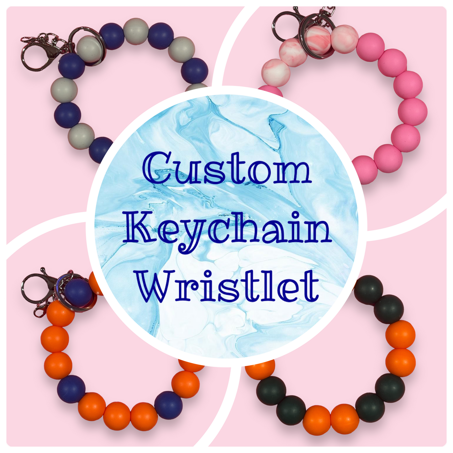 Custom Keychain Wristlets