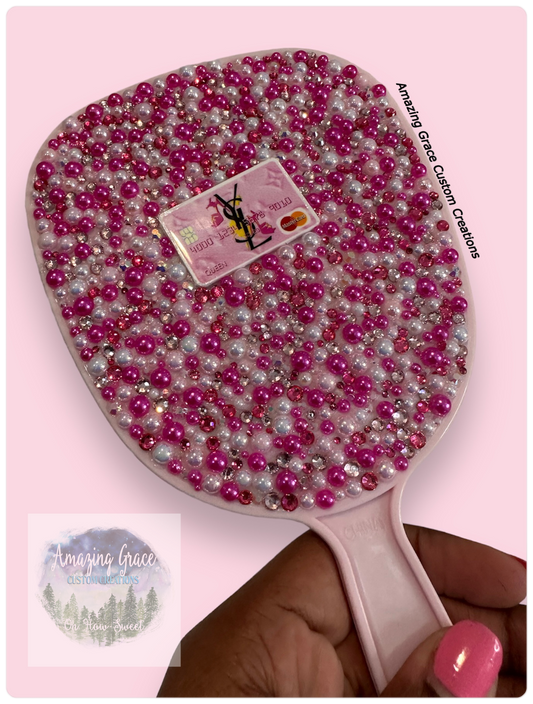 Large Rhinestone Mirror